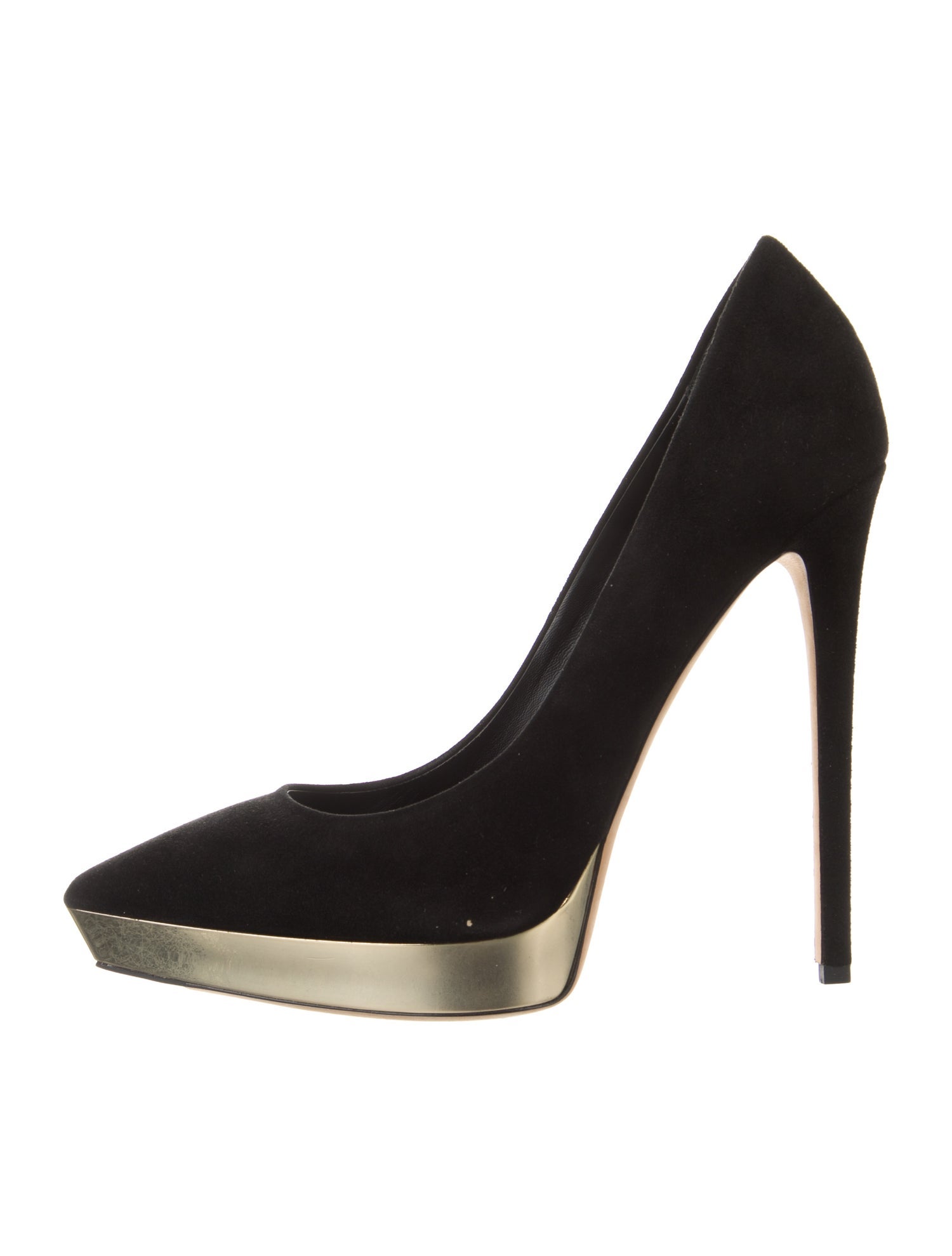 Enio Silla For Le Silla Suede Pumps