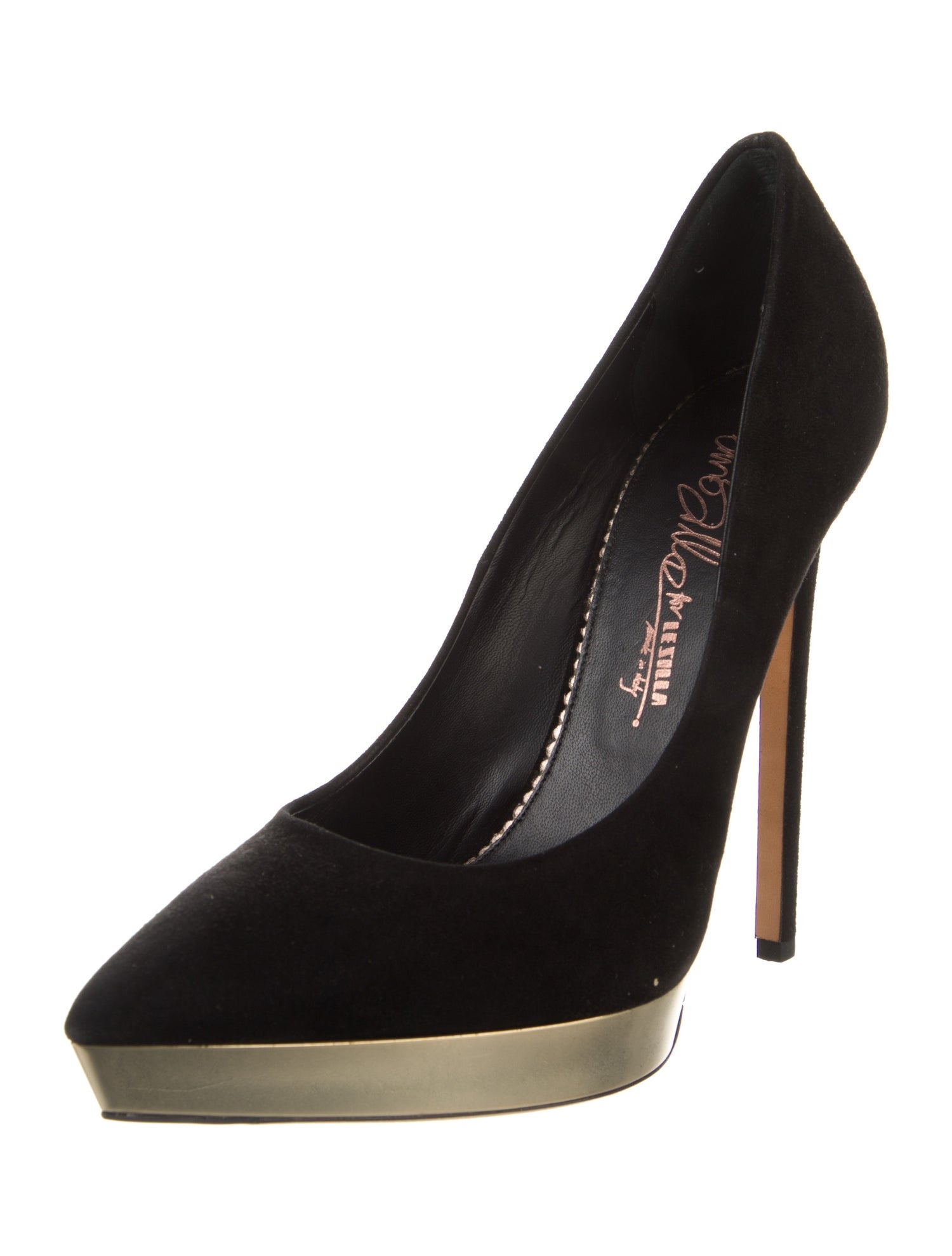 Enio Silla For Le Silla Suede Pumps