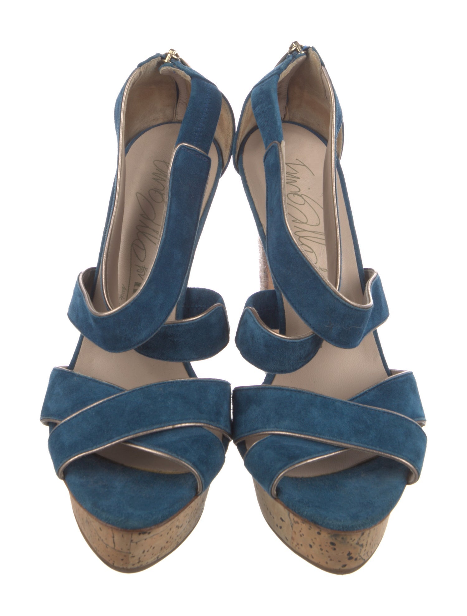 Enio Silla For Le Silla Suede Pumps