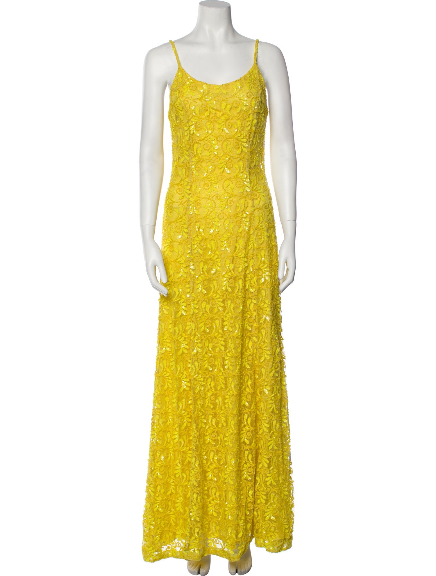 Ella Singh Lace Pattern Long Dress