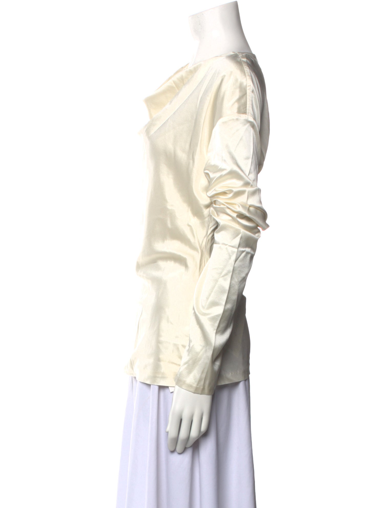 Entire Studios Silk Cowl Neck Top w/ Tags