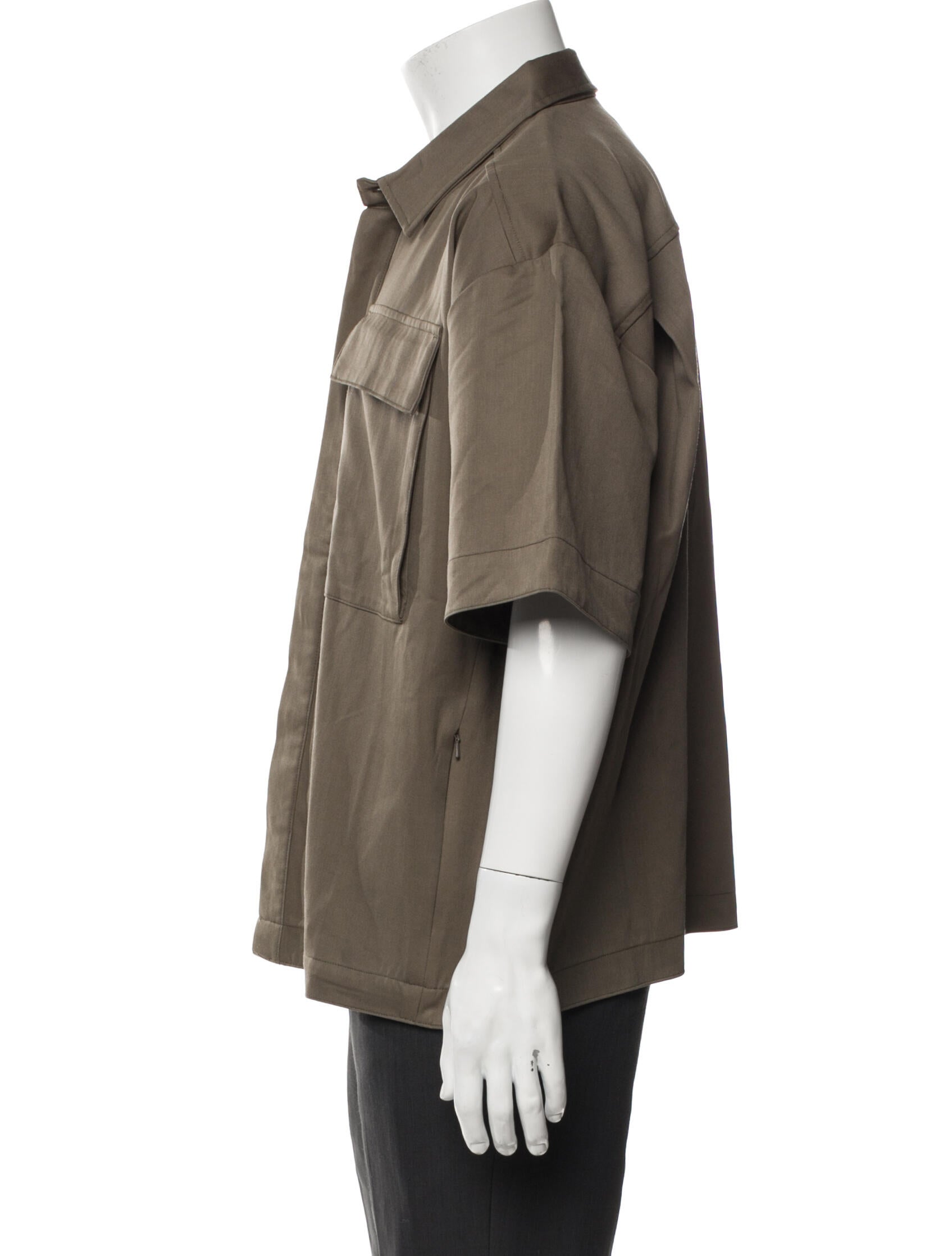 Entire Studios Virgin Wool Short Sleeve Shirt w/ Tags