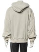 Entire Studios V-Neck Long Sleeve Hoodie