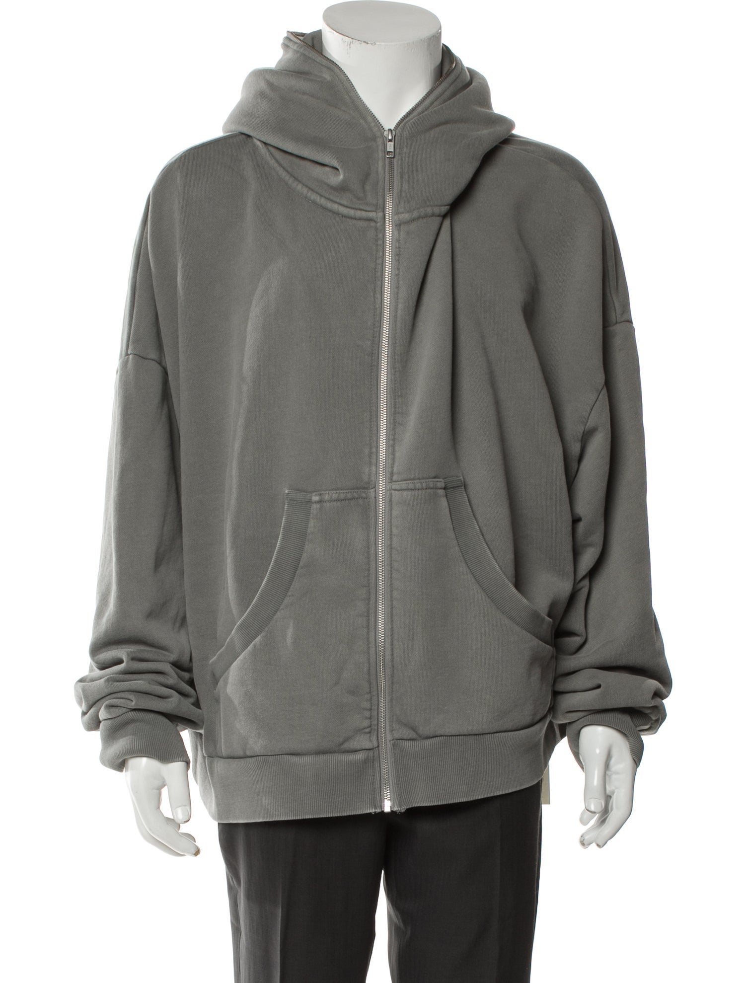 Entire Studios V-Neck Long Sleeve Hoodie