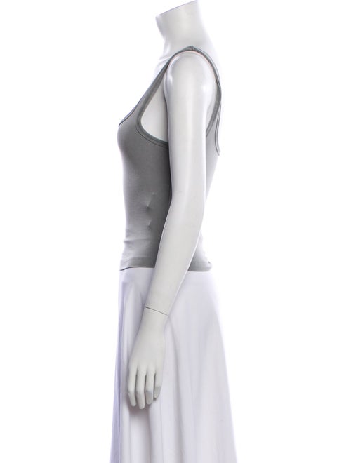 Entire Studios Square Neckline Sleeveless Crop Top