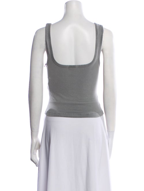 Entire Studios Square Neckline Sleeveless Crop Top