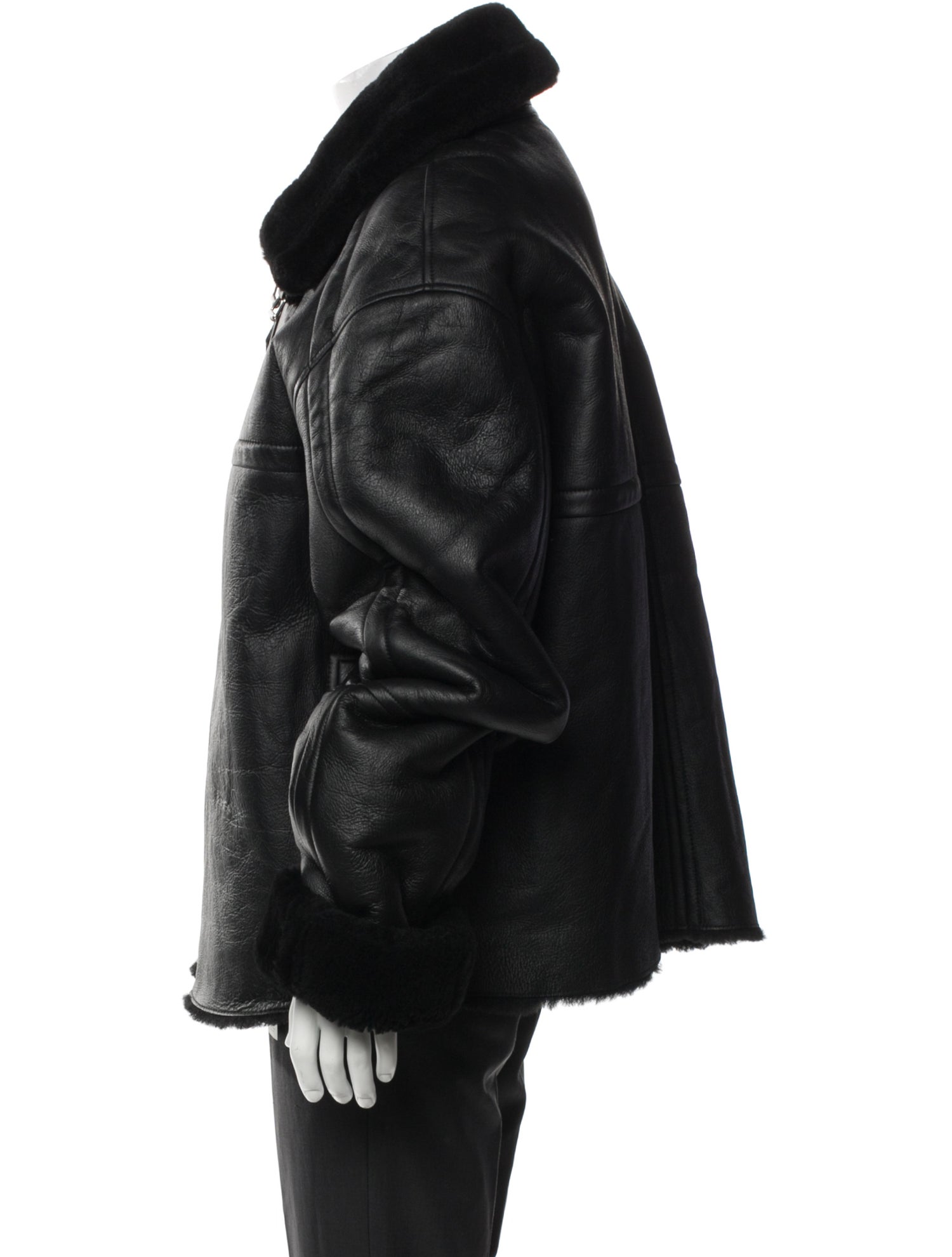 Entire Studios Shearling Moto Jacket