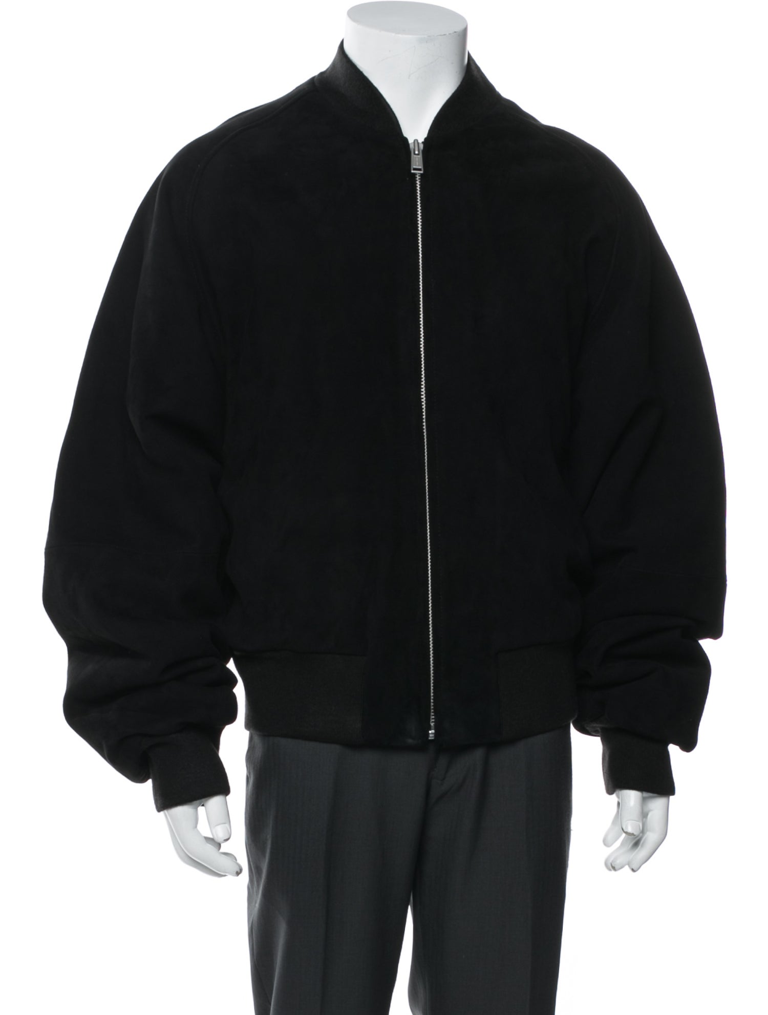 Entire Studios Goat Leather Bomber Jacket