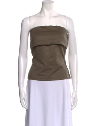 Entire Studios Virgin Wool Strapless Top