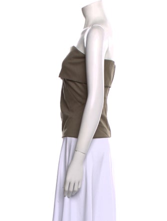 Entire Studios Virgin Wool Strapless Top