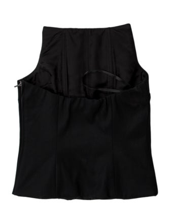 Entire Studios Strapless Crop Top