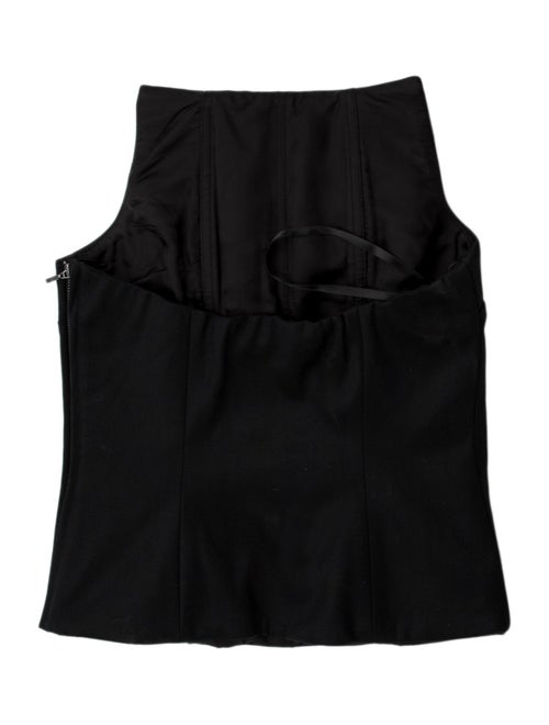 Entire Studios Strapless Crop Top