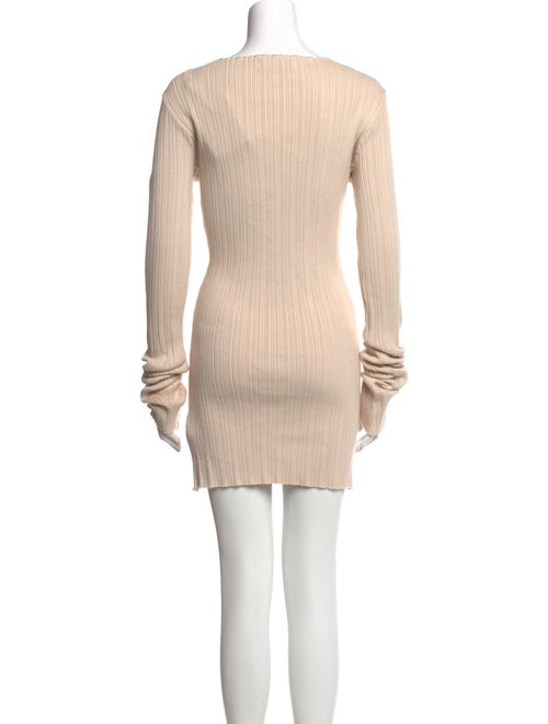 Entire Studios Bateau Neckline Mini Dress