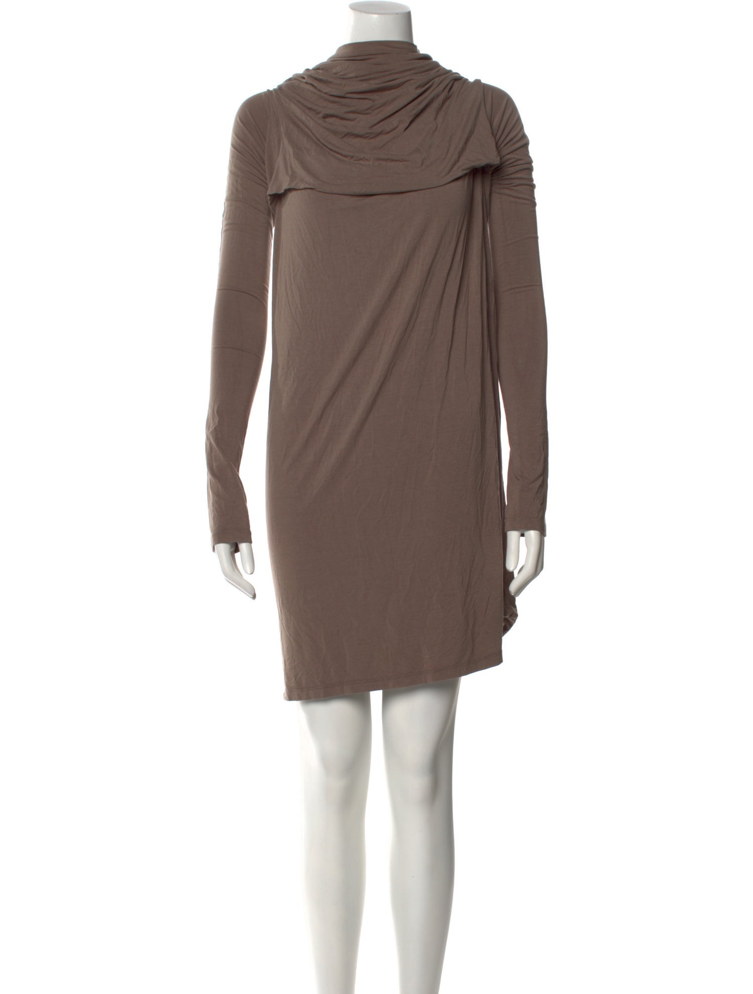 Entire Studios Cowl Neck Mini Dress