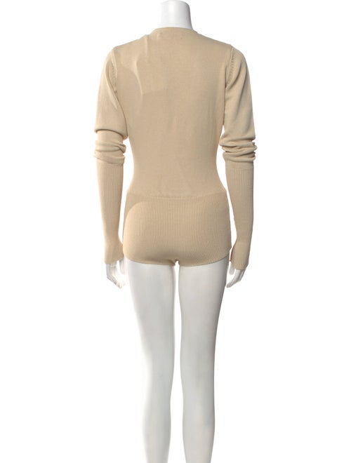 Entire Studios V-Neck Long Sleeve Bodysuit