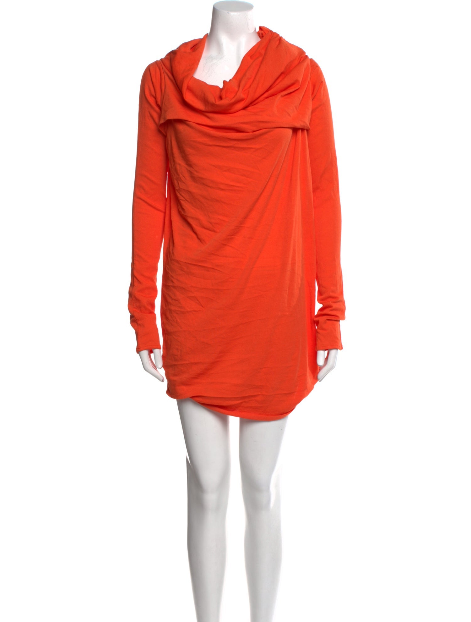 Entire Studios Cowl Neck Mini Dress