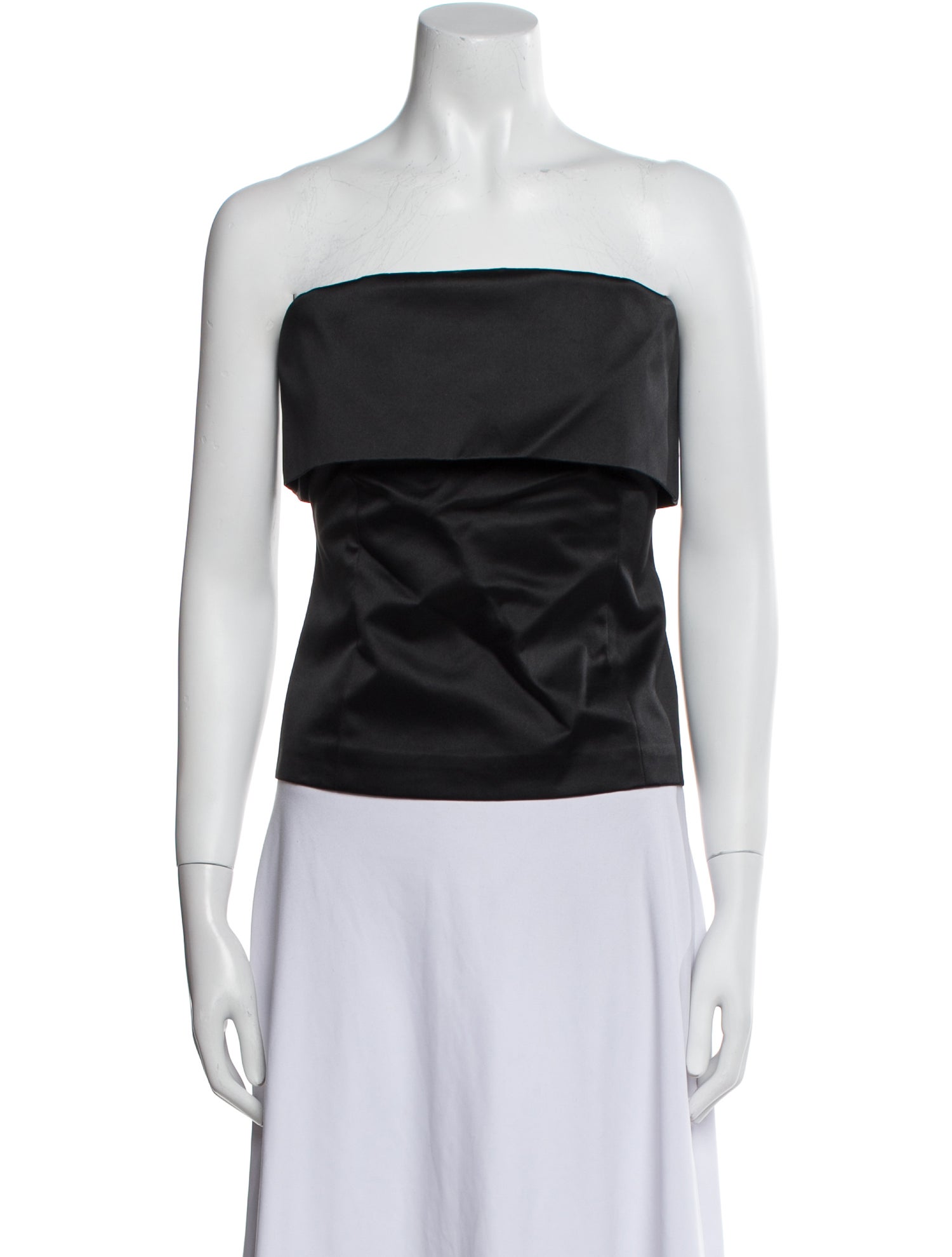 Entire Studios Strapless Crop Top