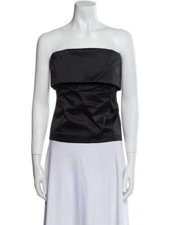 Entire Studios Strapless Crop Top