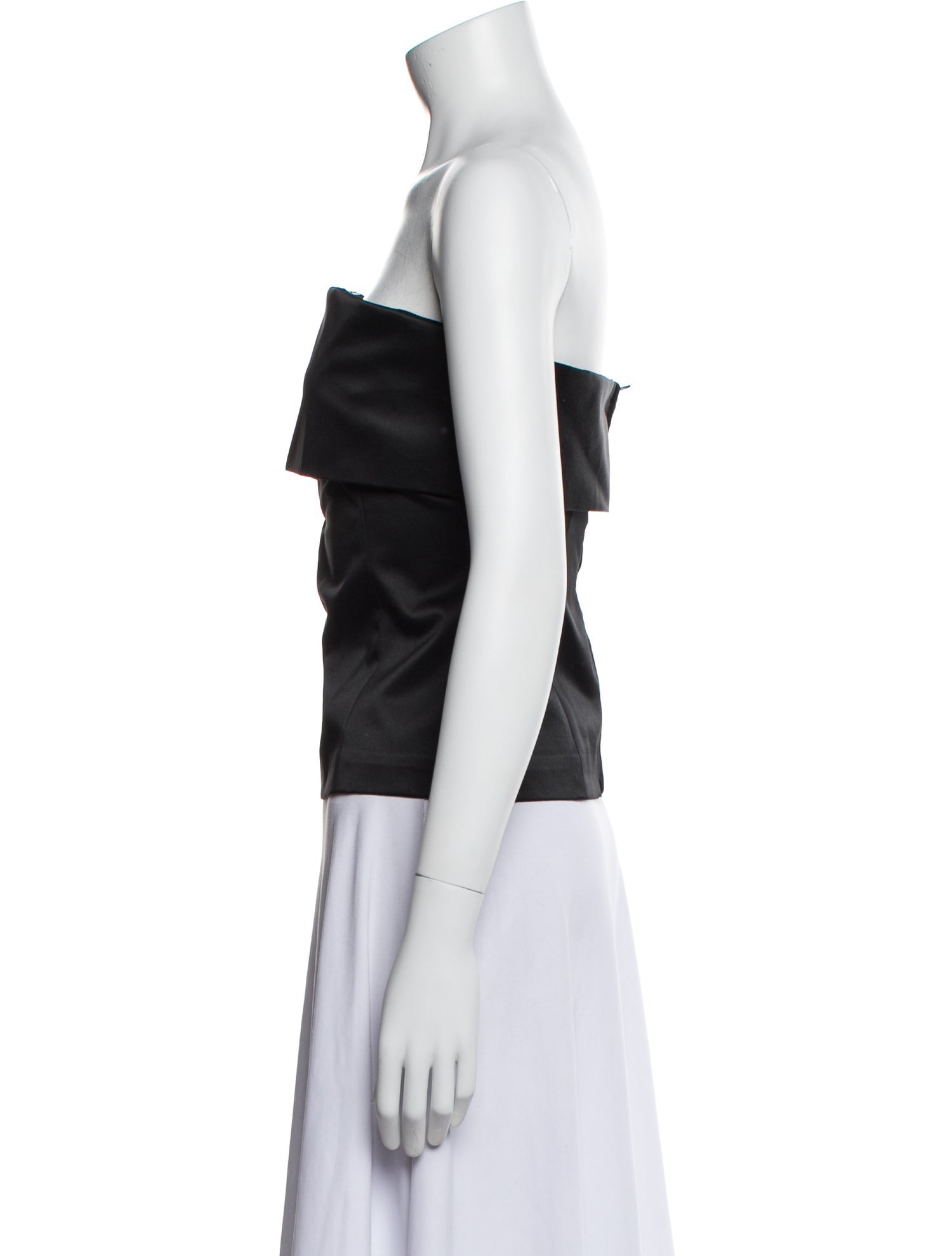 Entire Studios Strapless Crop Top