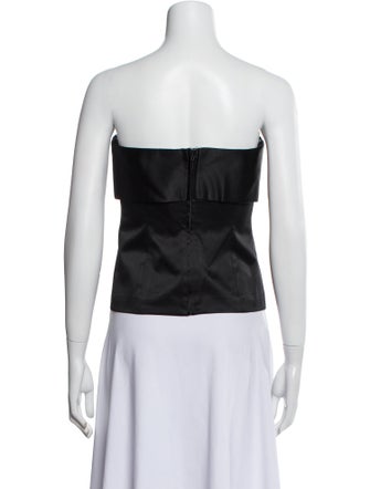 Entire Studios Strapless Crop Top