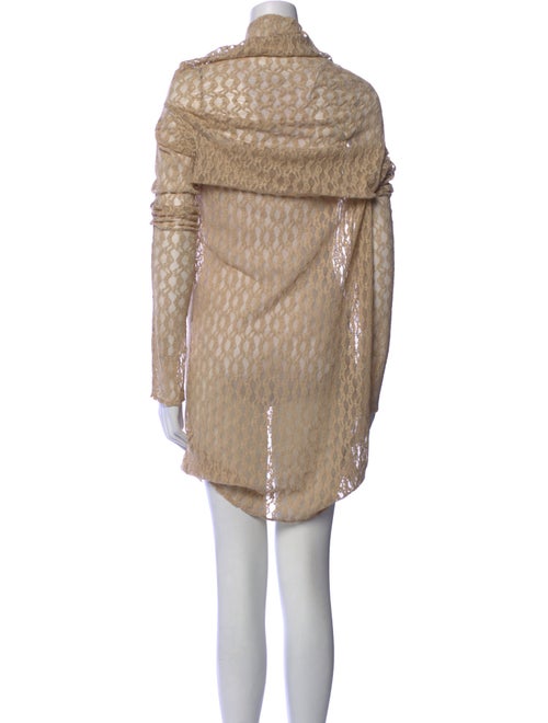 Entire Studios Cowl Neck Mini Dress