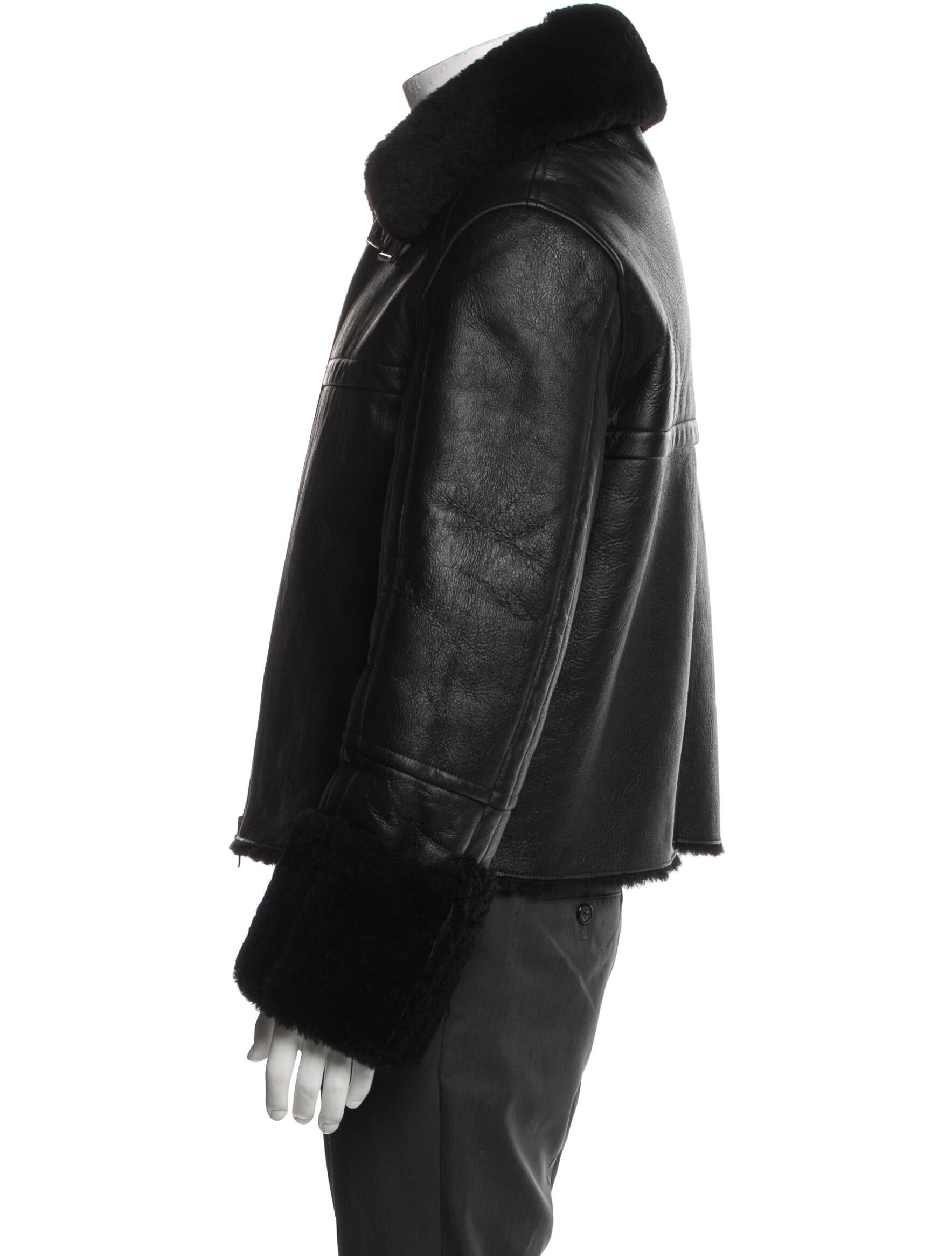 Entire Studios Shearling Moto Jacket