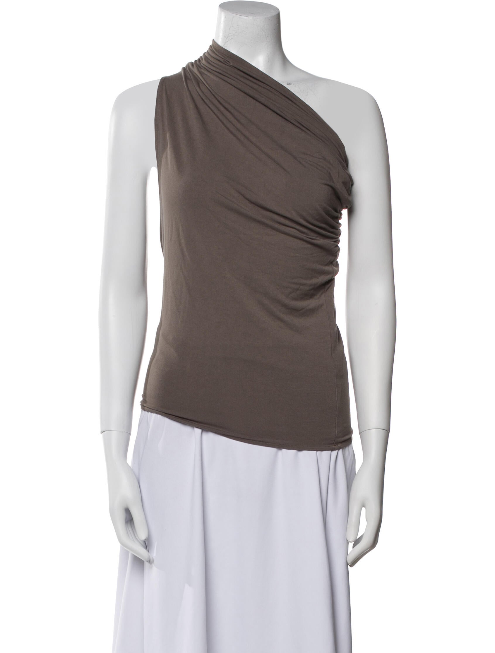 Entire Studios One-Shoulder Sleeveless Top