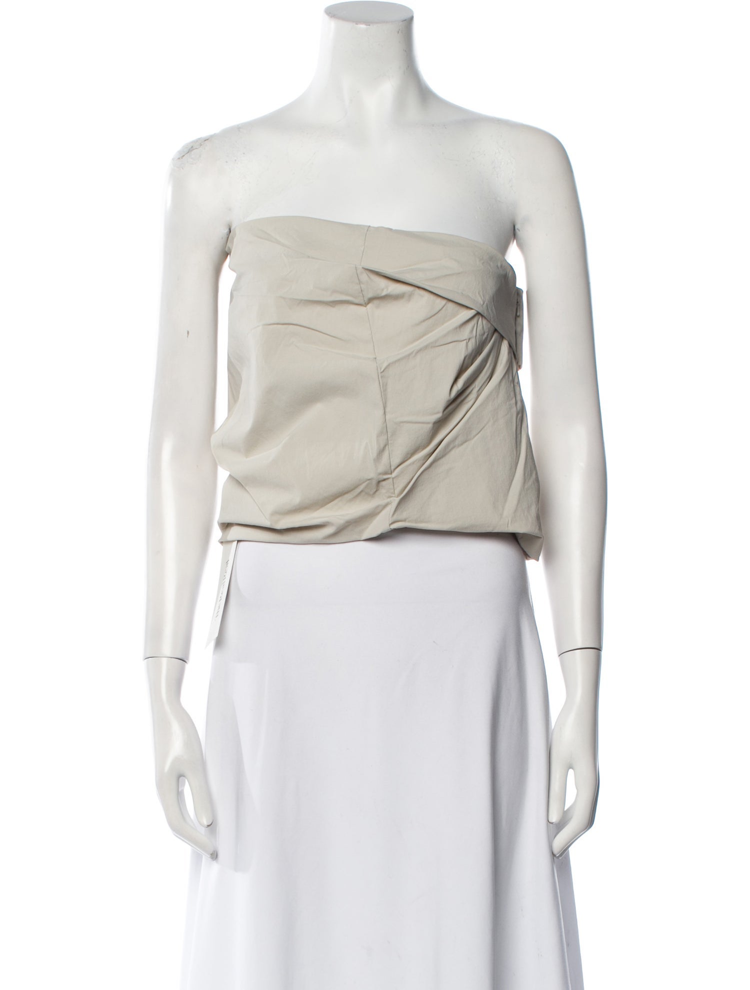 Entire Studios Strapless Crop Top