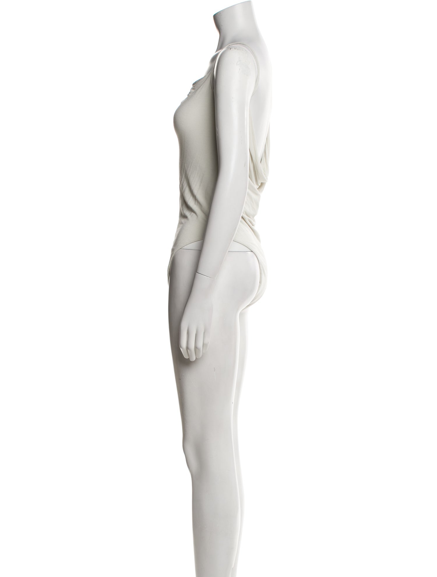 Entire Studios Cowl Neck Sleeveless Bodysuit