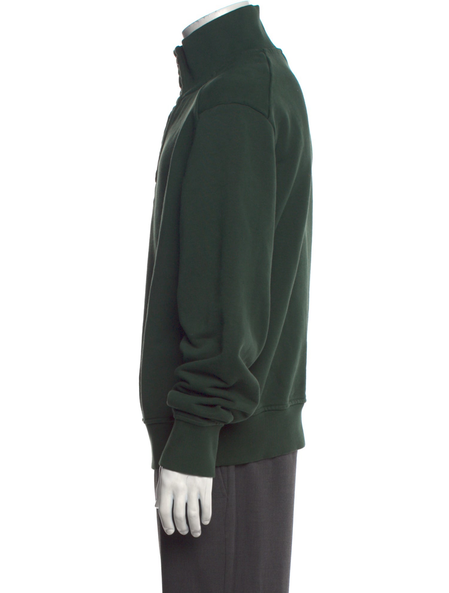 Entire Studios Mock Neck Long Sleeve Sweatshirt