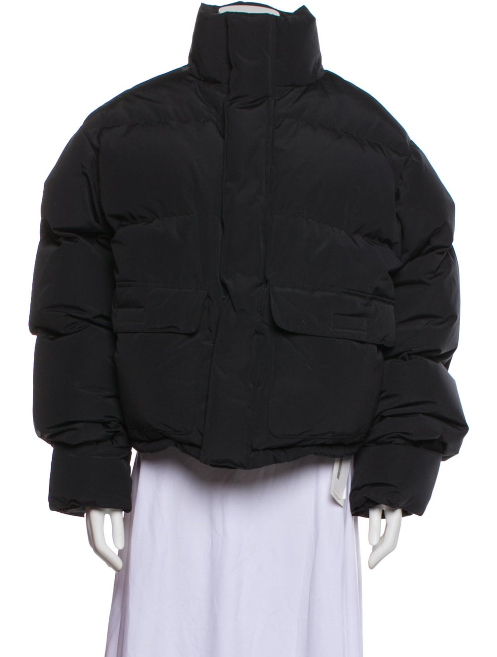 Entire Studios Down Jacket Grey Stand Collar - image 1