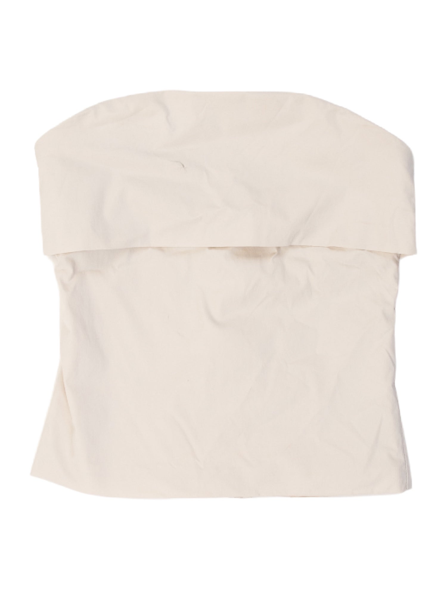 Entire Studios Strapless Crop Top