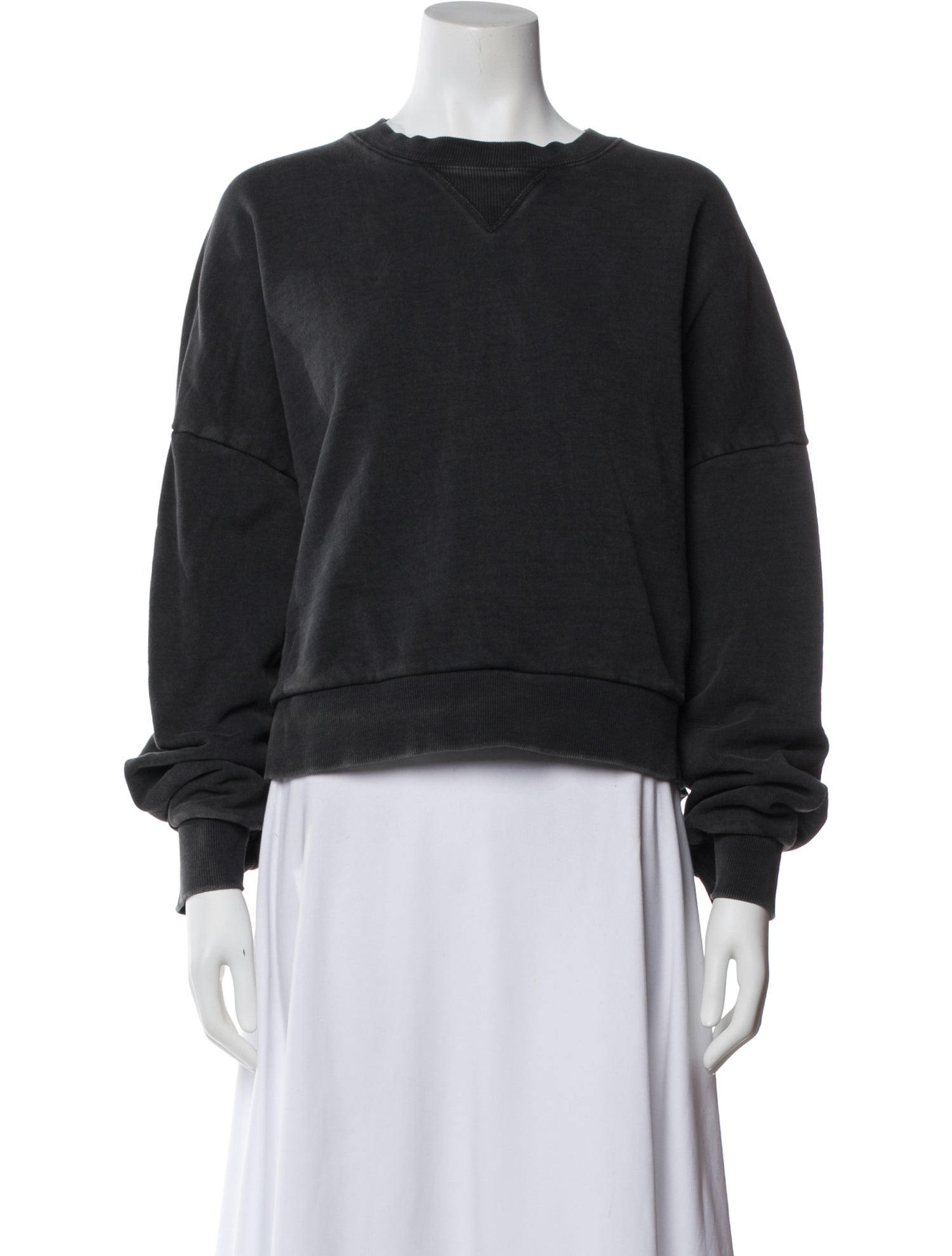 Entire Studios Bateau Neckline Long Sleeve Sweatshirt