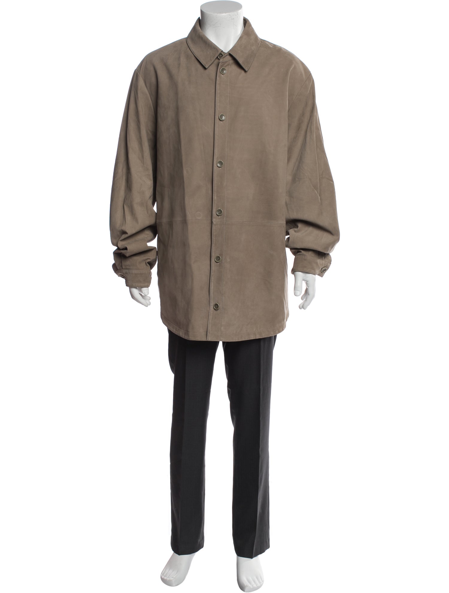 Entire Studios Leather Overcoat