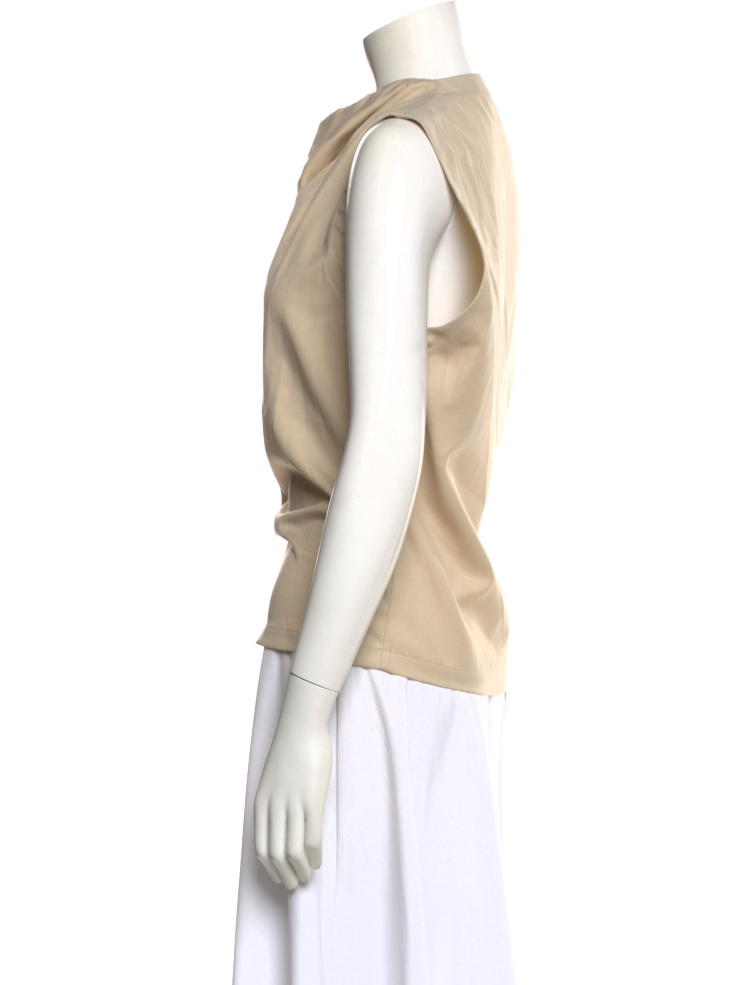 Entire Studios Cowl Neck Sleeveless Top