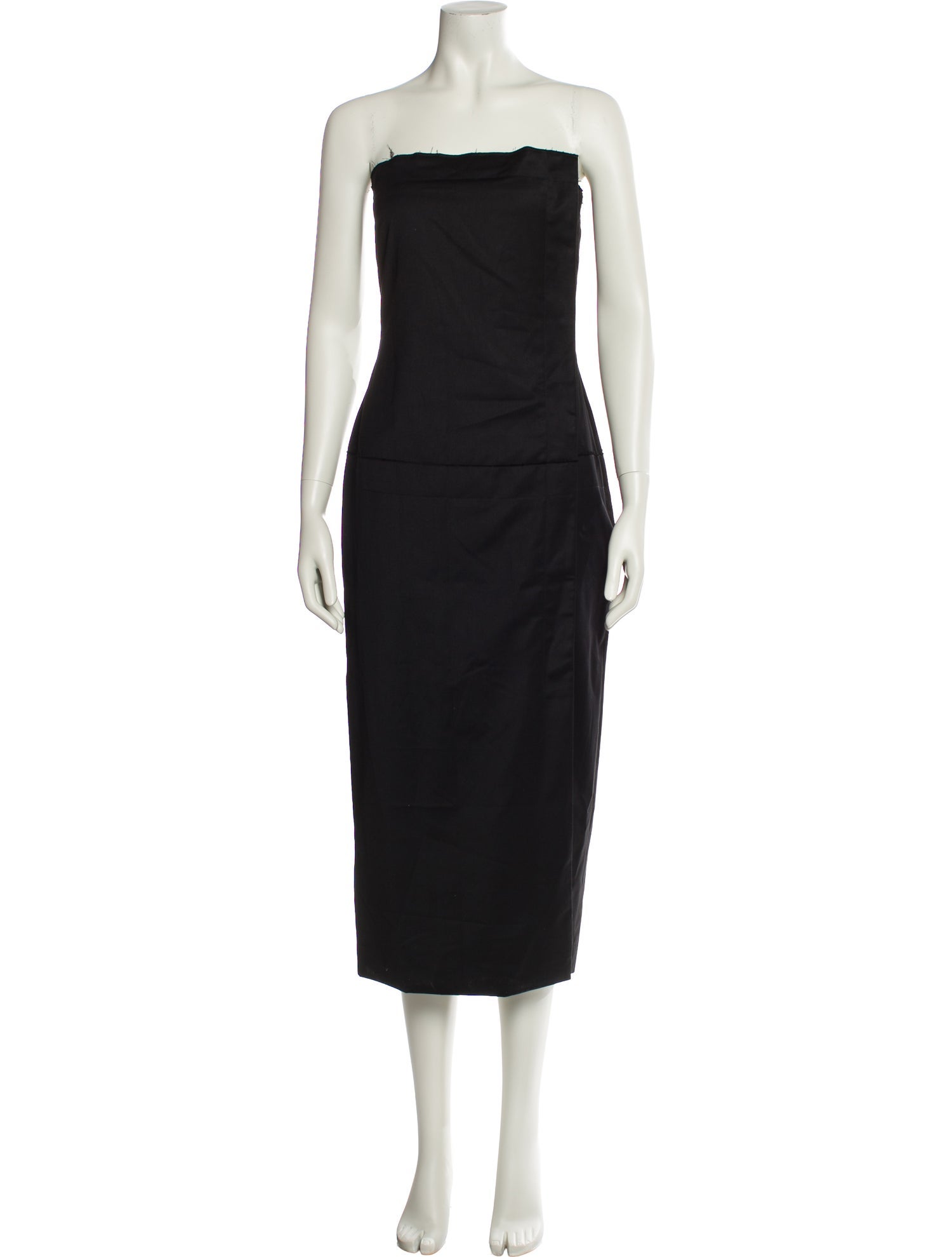 Entire Studios Strapless Midi Length Dress