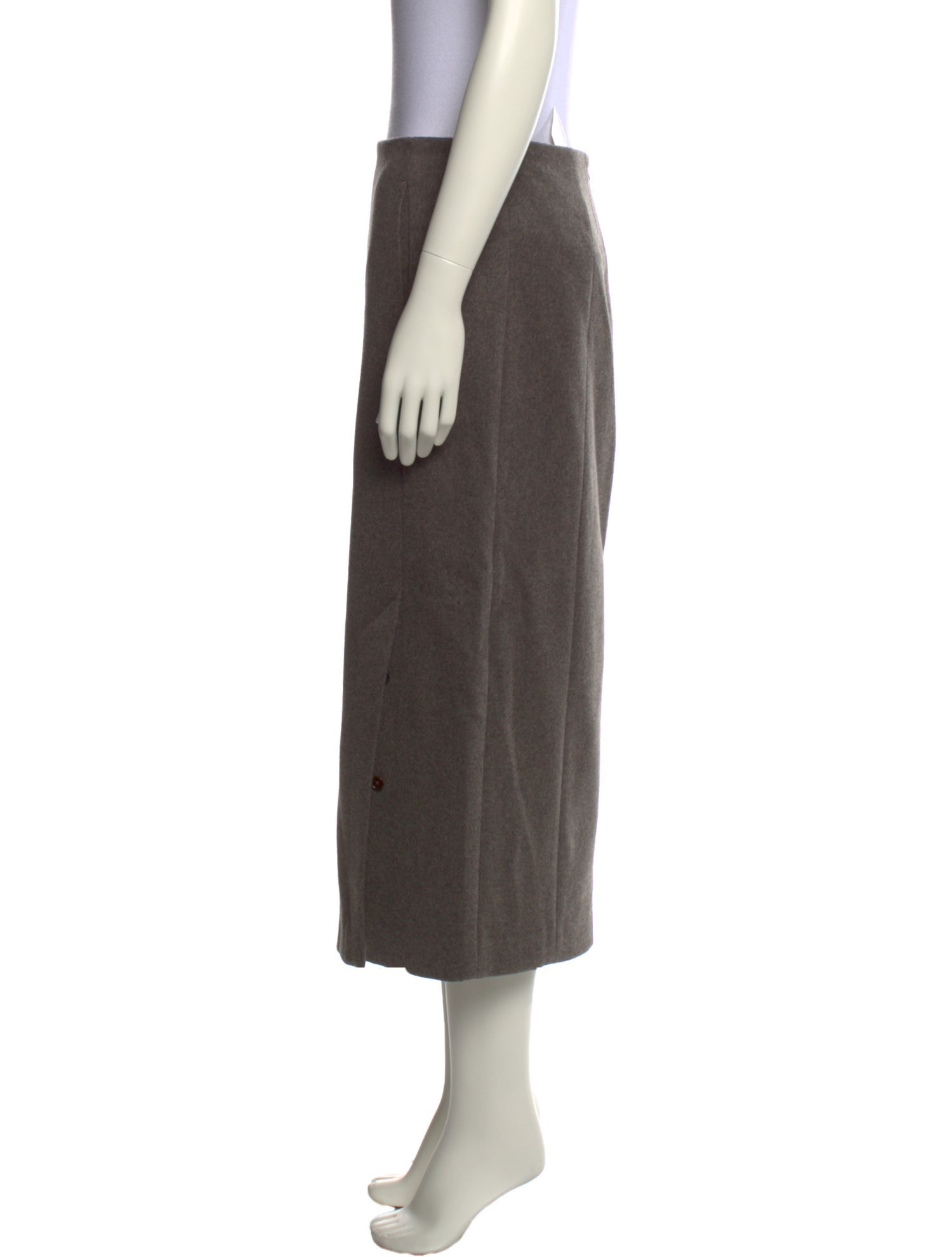 Entire Studios Wool Midi Length Skirt