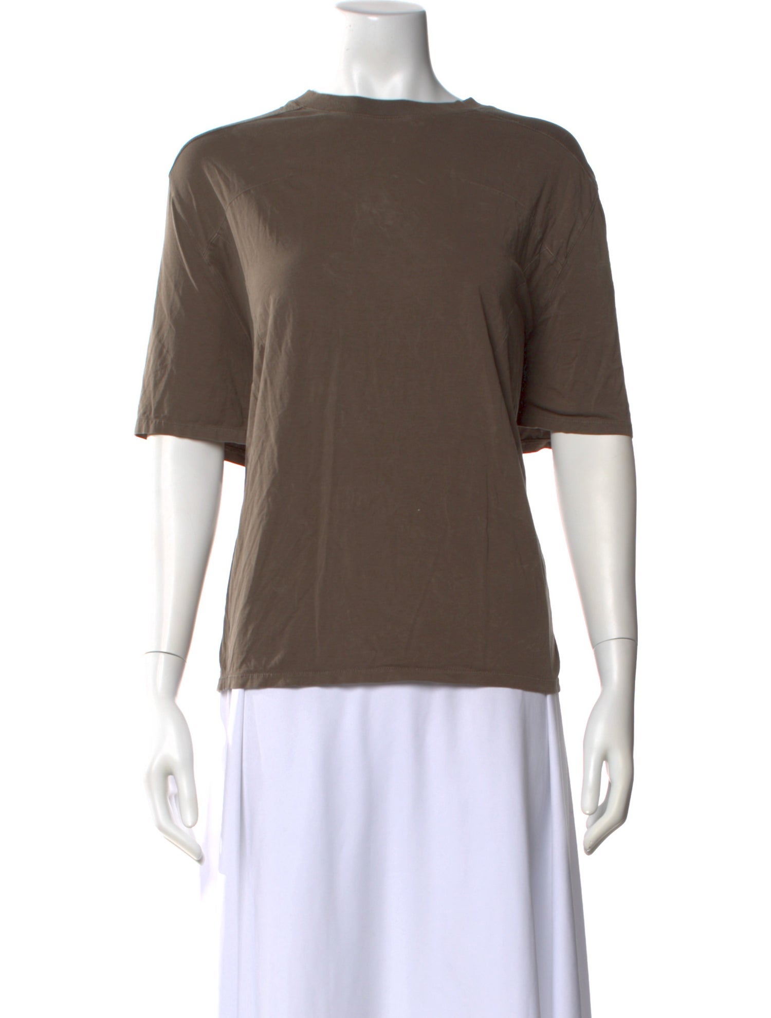 Entire Studios Bateau Neckline Short Sleeve Top