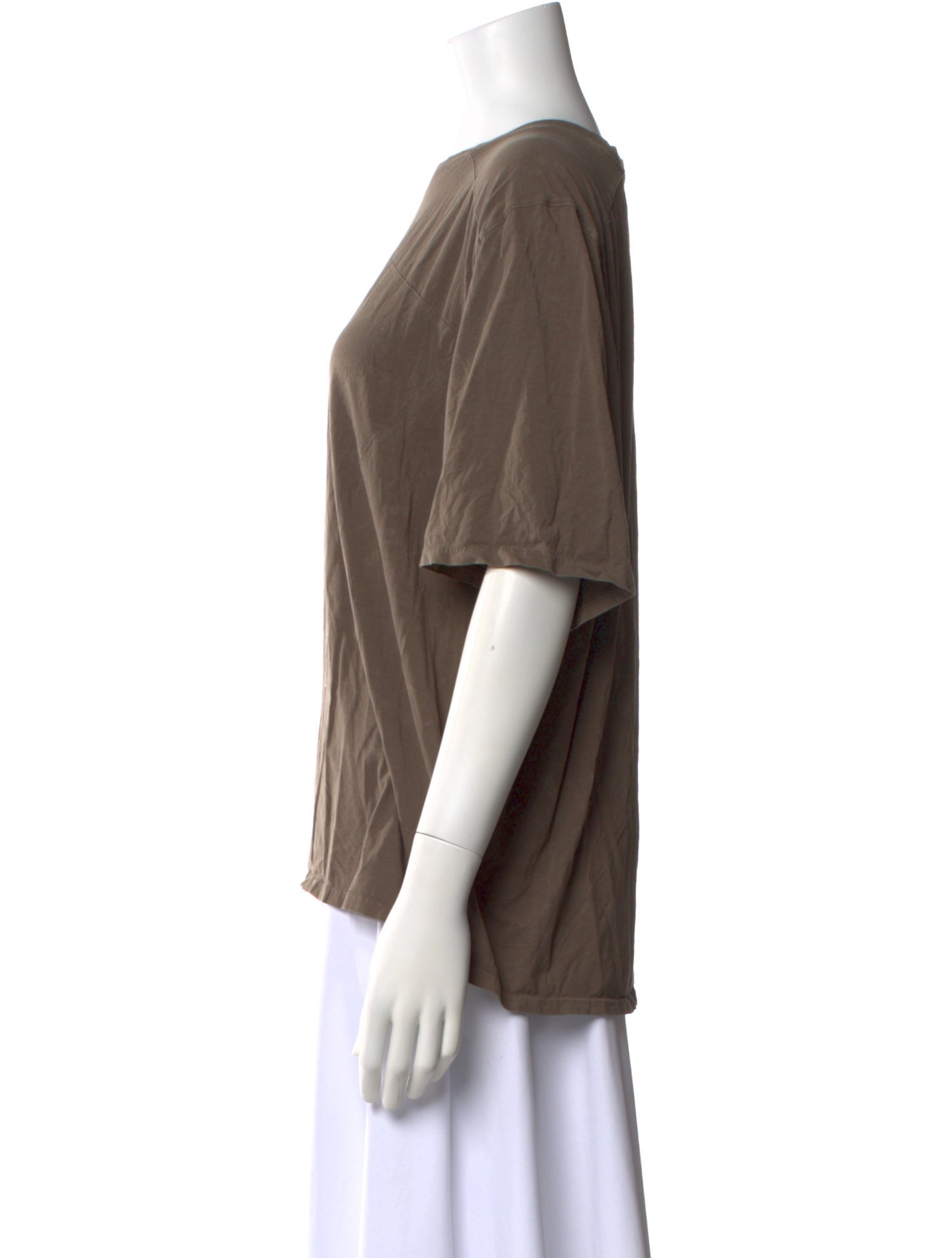 Entire Studios Bateau Neckline Short Sleeve Top