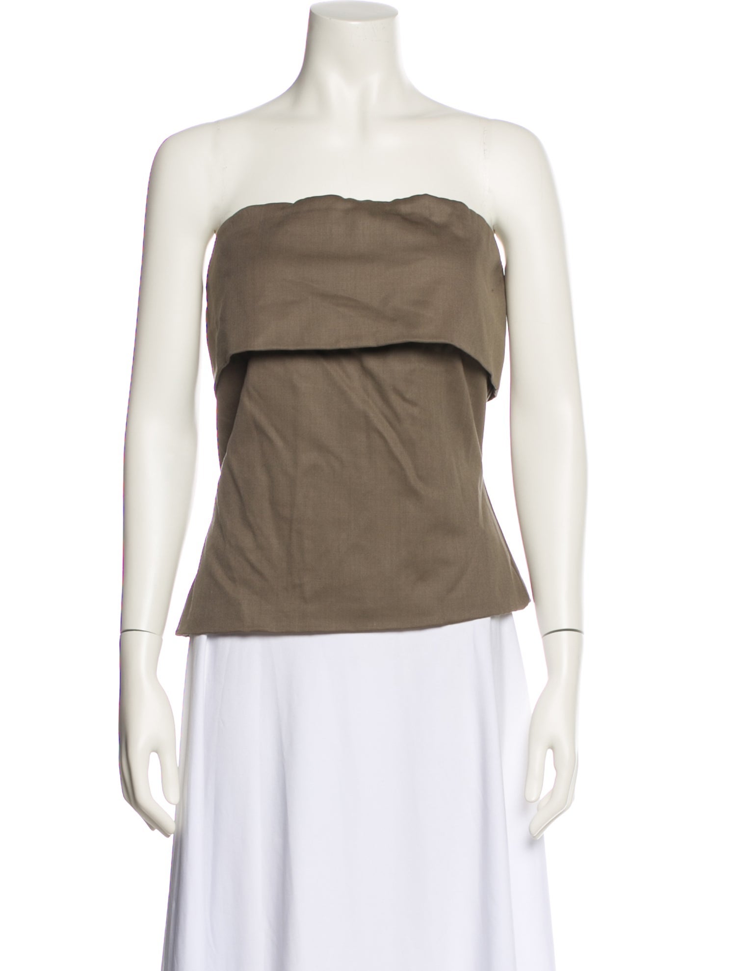 Entire Studios Virgin Wool Strapless Top w/ Tags