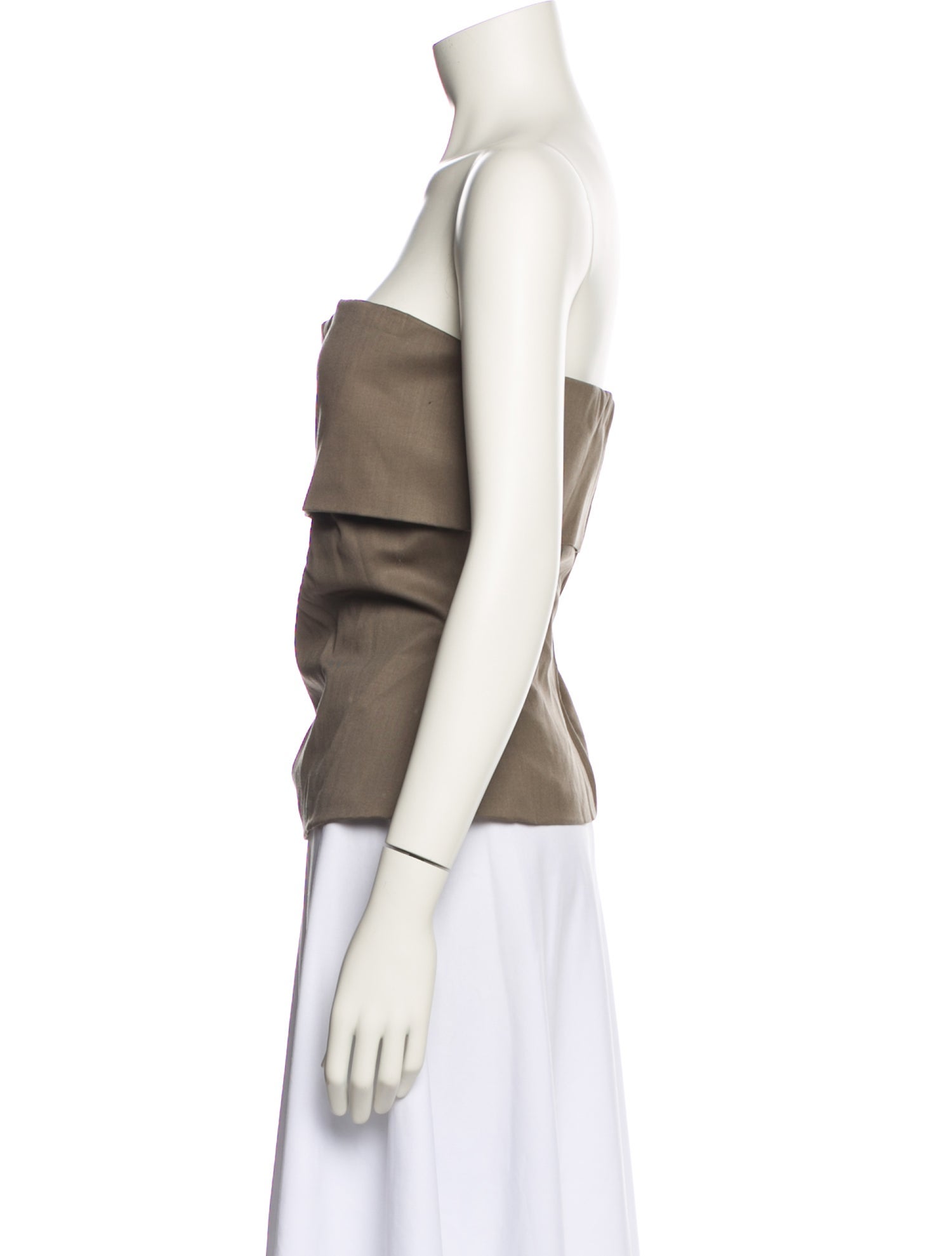 Entire Studios Virgin Wool Strapless Top w/ Tags