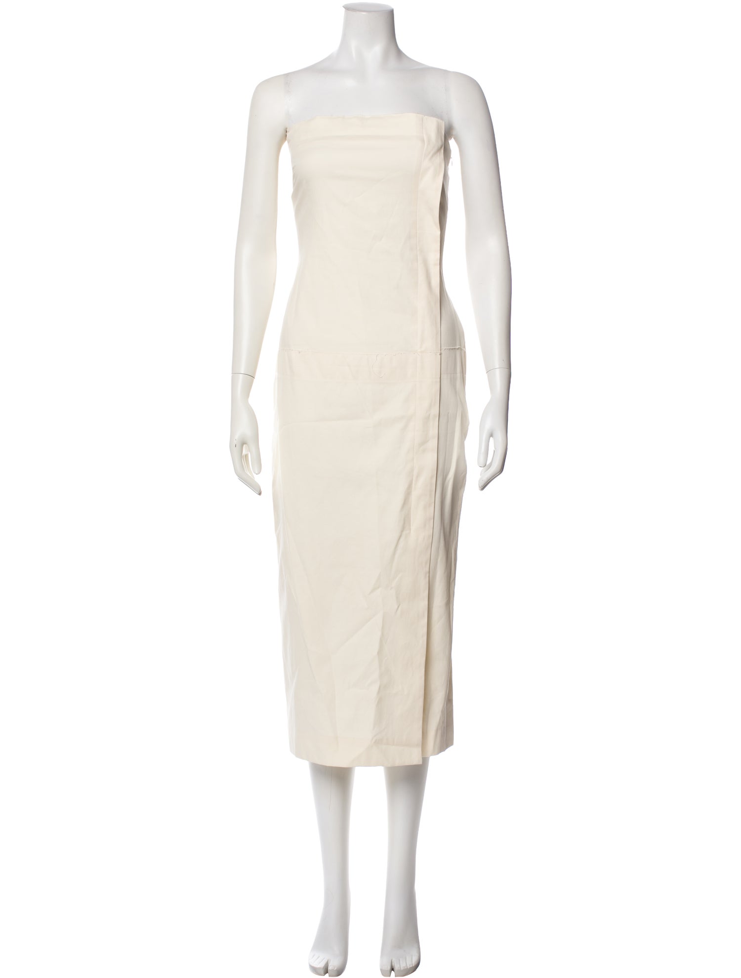 Entire Studios Strapless Midi Length Dress