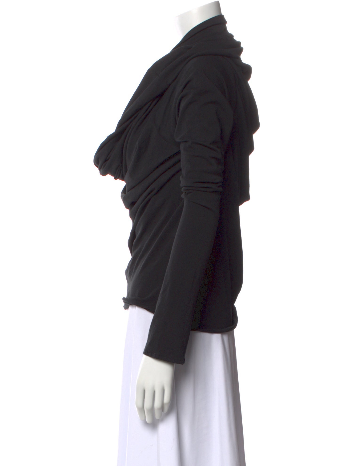 Entire Studios Cowl Neck Long Sleeve Top