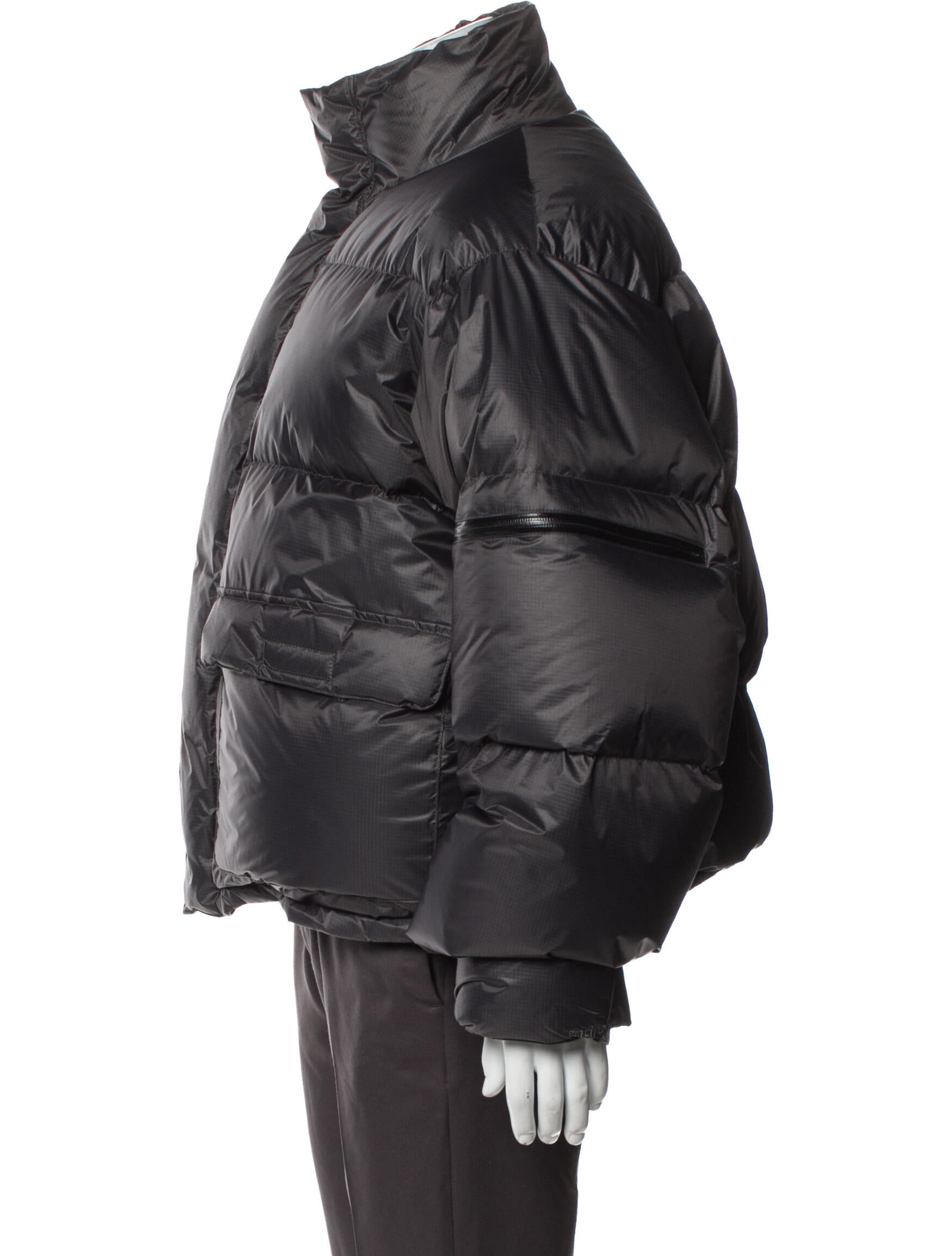 Entire Studios Leather Puffer Coat