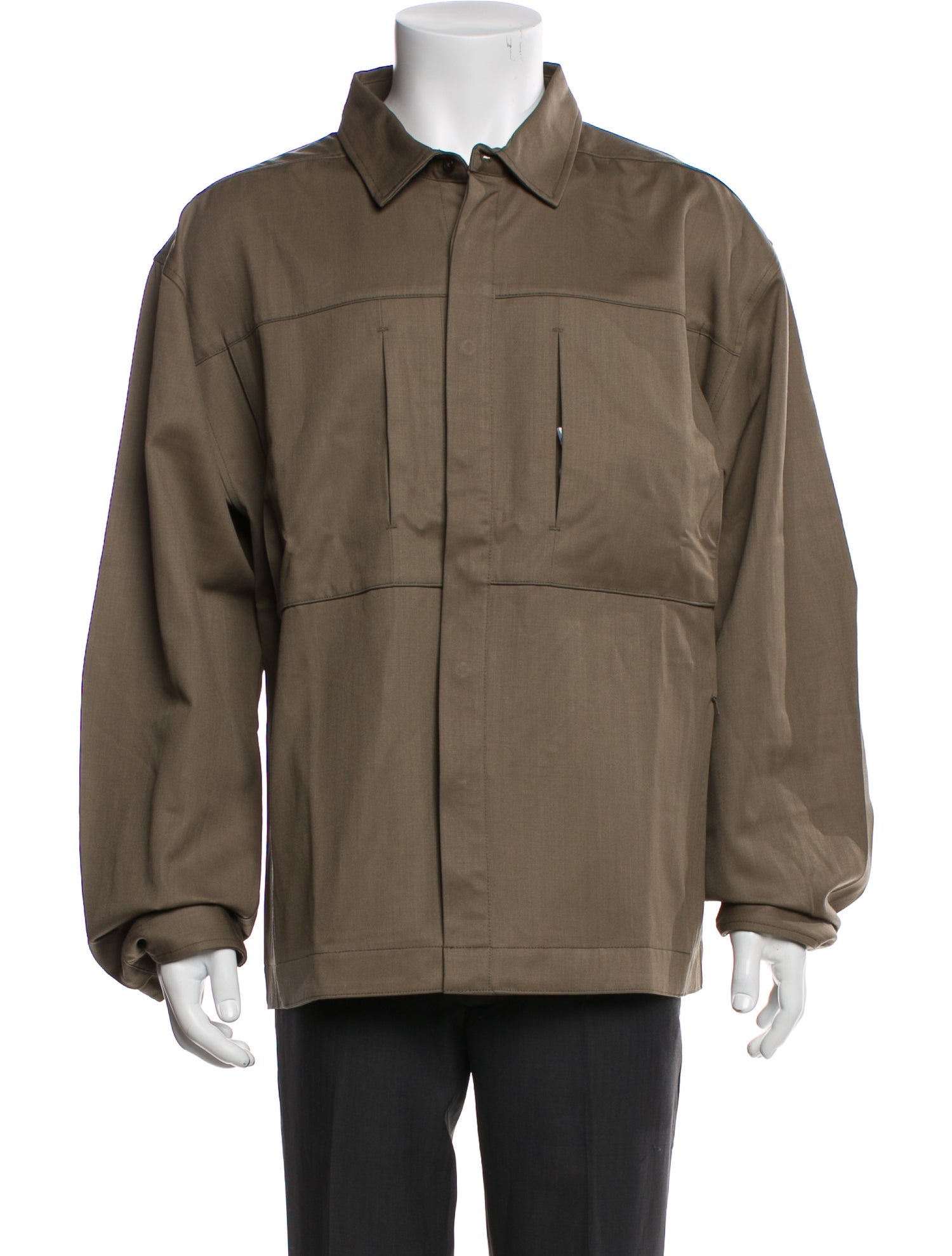 Entire Studios Virgin Wool Long Sleeve Shirt