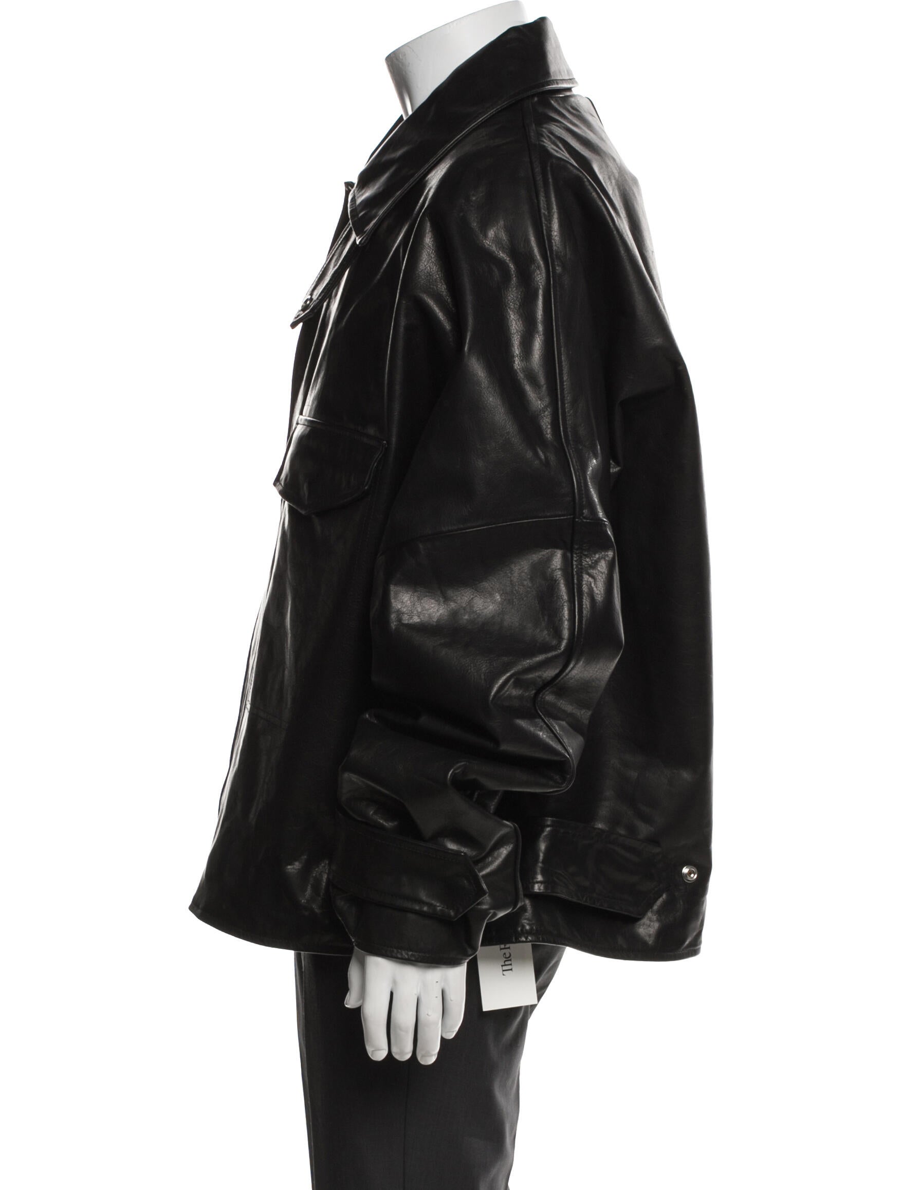Entire Studios Leather Utility Jacket