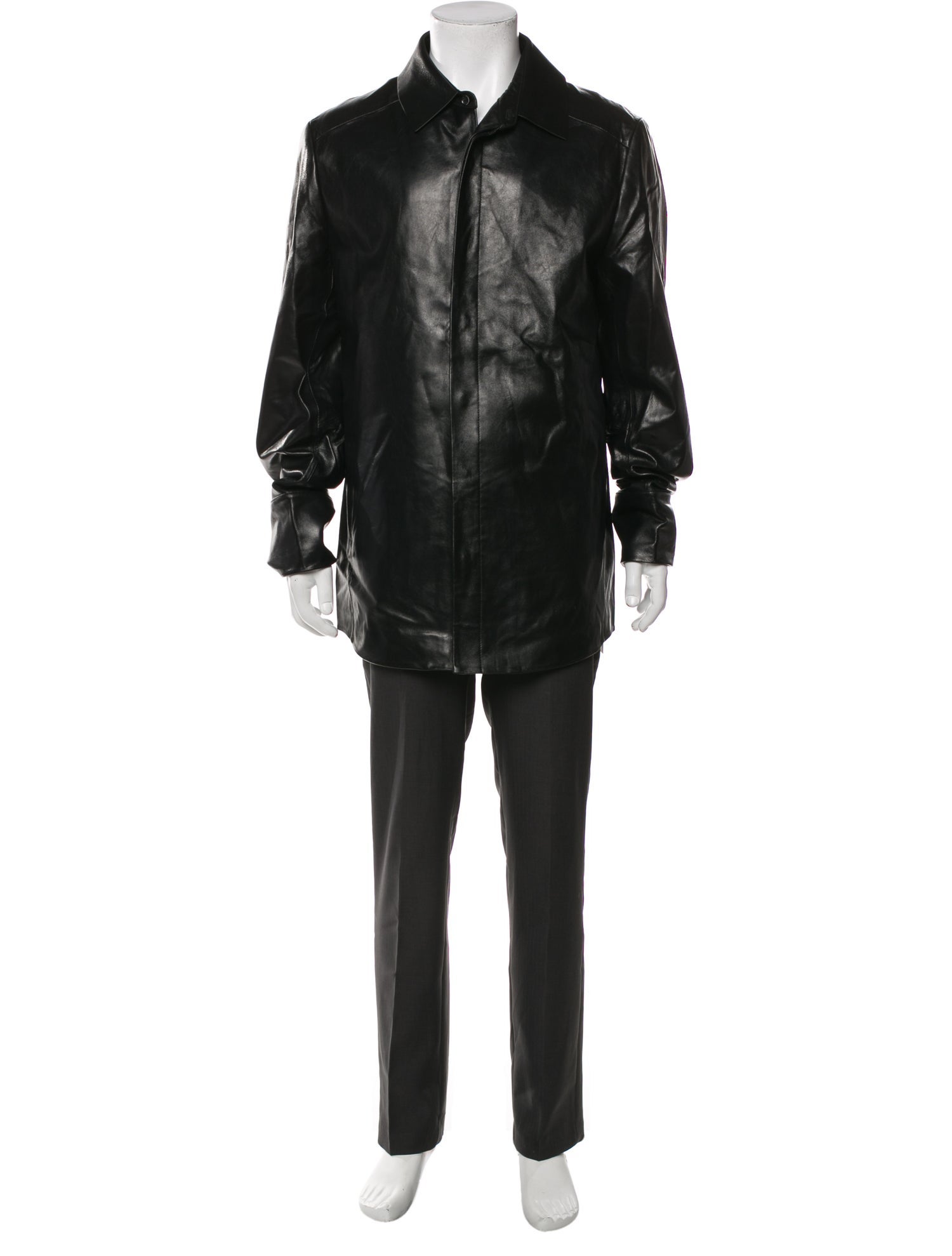 Entire Studios Leather Overcoat w/ Tags