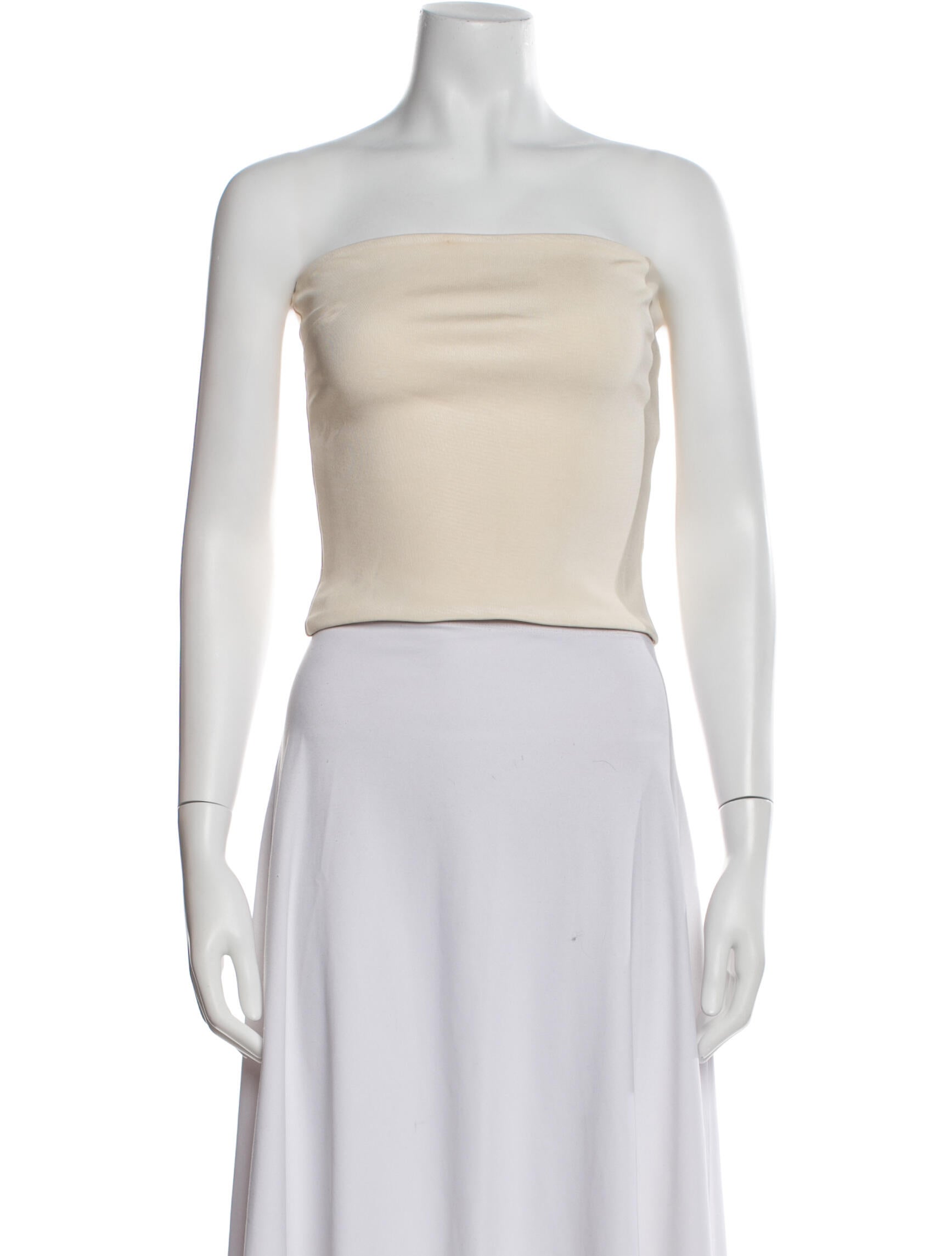 Esse Studios Strapless Crop Top