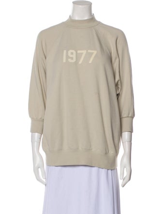 Essentials - Fear of God Graphic Print Mock Neck Sweatshirt