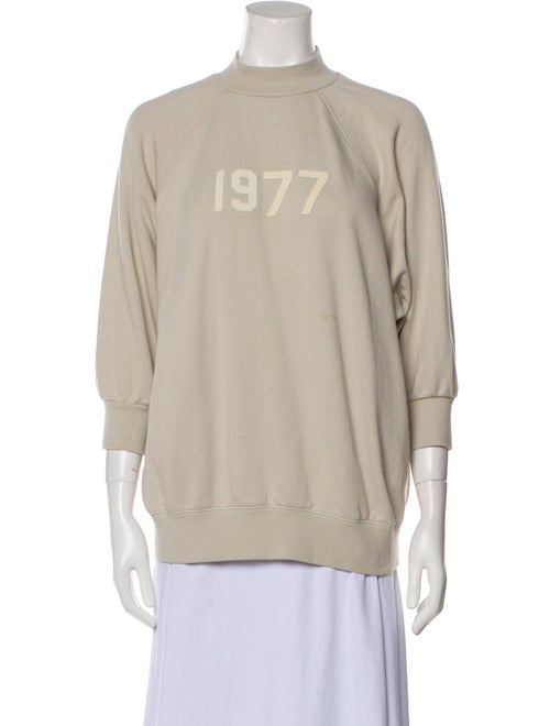 Essentials - Fear of God Graphic Print Mock Neck Sweatshirt
